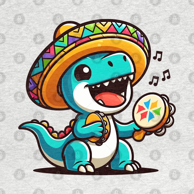 Lovely Dino Enjoy Music by NayaRara